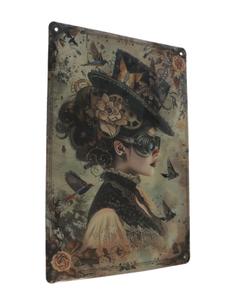 Steampunk decoratie portret