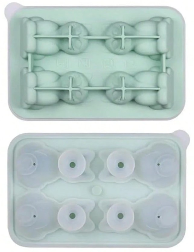 ijsblokjesvorm silicone groen