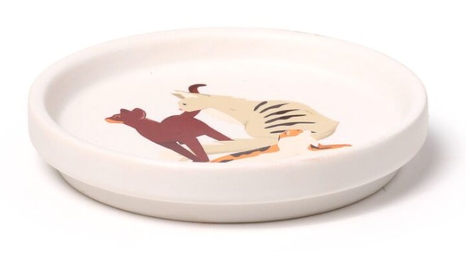 mok met onderzetter Feline Fine 5