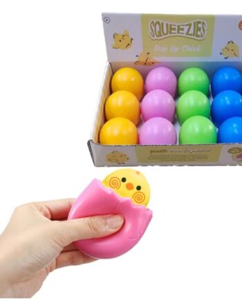 Knijpspeelgoed pop-out kuiken