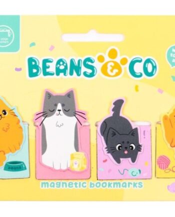 Boekenlegger magnetisch katten - Beans&co