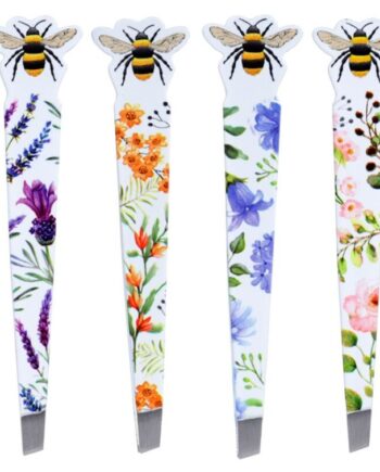 Pincet bloemen en bijen